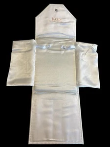 Jared Jewelers Cream Necklace Gifting Case Jewelry Display Holder Travel EMPTY - Picture 1 of 7