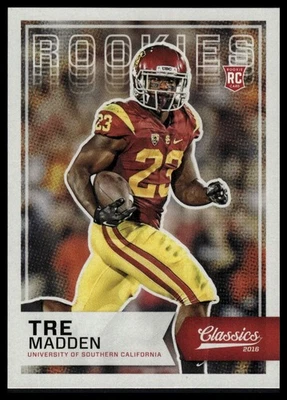 2016 Panini Classics #283 Tre Madden Rookie - Image 1 of 2