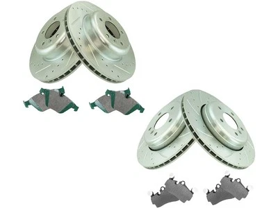 Kit de pastillas de freno y rotor delanteras y traseras para BMW 650i 2009 2008 2007-2010 WT156NX Foto 1 de 2