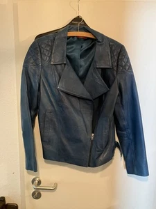 Damen Lederjacke Conleys Purple - Größe 42 - Blau - Bild 1 von 5