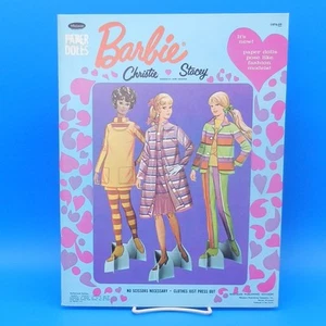 Muñecas de papel vintage Whitman Barbie Christie Stacey ORIGINAL Mattel 1968 *SIN CORTAR* - Imagen 1 de 12