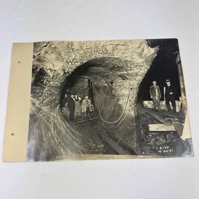 Vintage 1930’s Press Photo Peter Fish Studio Chicago Magnolia Ave. Sewer System - Image 1 of 4