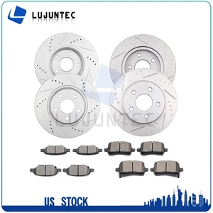 Front Rear Brake Rotors And Metallic Pads For Chevrolet Cobalt HHR Pontiac G5 - Bild 1 von 2