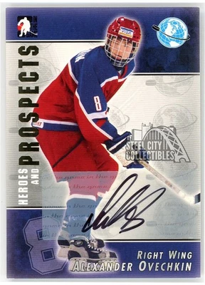 Alex Ovechkin 2004-05 In The Game Heroes And Prospects Rookie Auto Card #A-AOI - Image 1 of 2