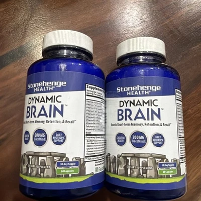 2 Suplementos Cerebrales Dinámicos - Soporte de Enfoque, Memoria y Claridad 60 Cap Envío Gratis 6/26 Foto 1 de 2