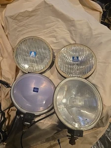 4 Fog lights Hella Mercedes Porsche BMW Rally 4 pcs 2 sets - Picture 1 of 8