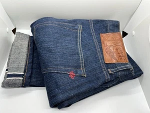 Naked and Famous MIJ9 "Tennen Ai" Super Guy Natural Indigo Slub Selvedge 31x30 - Picture 1 of 5