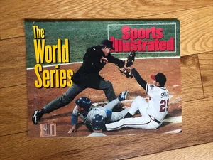 Sports Illustrated 26 de octubre 1992 Serie Mundial Bravos vs Azulejos MLB Raro - Imagen 1 de 2