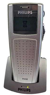 Philips 9360 Pocket Memo Digital Voice Recorder 32Gb Base w/PSU - Image 1 of 4