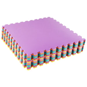 BalanceFrom 48 Sq Ft Interlocking EVA Foam Exercise Mat Tiles, Multi (For Parts) - Picture 1 of 12