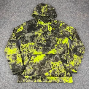 Under Armour Camouflage Camo Hoodie Pullover Loose Fleece Boys XL - Picture 1 of 9