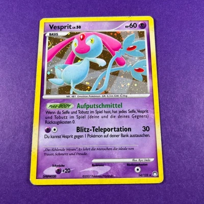 Vesprit Holo Secret Treasures 14/123 German VG Pokemon Trading Card TCG - Image 1 of 4