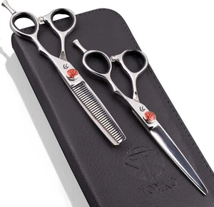 Ergonomic 6.5" Japanese Shears - Lightweight Scissors for Salon Professionals - Picture 1 of 10