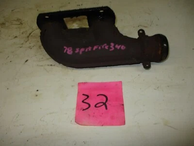 1978 John Deere Spitfire 340 Snowmobile Exhaust Y - Pipe Foto 1 de 4