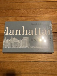 Manhattan Unfurled by Matteo Pericoli (2001, Hardcover) Brand New In Wrapper - Picture 1 of 4