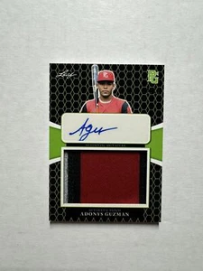 2021 Leaf Metal Perfect Game All-American Classic Adonys Guzman Patch Auto /19 - Picture 1 of 2