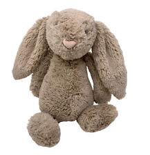 Jellycat London Bashful Bunny Plush 12” Floppy Medium Brown Beige Rabbit