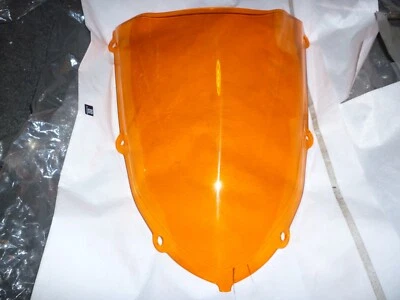 KAWASAKI ZX10R 2004 - 2005 C1 C2, Z750S 2005 - 2006, AMBER DOUBLE BUBBLE SCREEN - Image 1 of 4