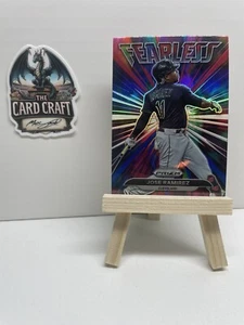 2022 Panini Prizm Baseball Fearless Silver Prizm #FL-14 Jose Ramirez (Guardians) - Picture 1 of 2