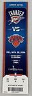 Nba 2014 11/28 Ny Knicks At Oklahoma City Thunder Ticket-Westbrook 32/8/7