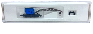 Z Scale Marklin Mini-Club 8621 Blue Railway Crane Car DB - Picture 1 of 10