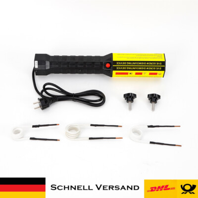 Induktionsheizgerät 1100W – Flammenloser Schraubenlöser, Bis 800°C, Mit 8 Spulen & Koffer