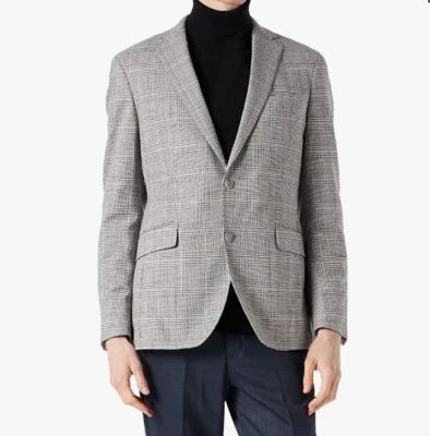 Hackett blazer/jacket HPSACK stretch cotton slub - textured, partially lined - Image 1 of 4