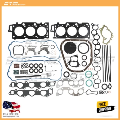 Full Gasket Set Fit 99-03 Lexus ES300 RX300 Toyota Highlander Avalon Camry 1MZFE - Image 1 of 4