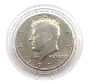 1972 US Kennedy Silber halber Dollar 50 Cent gekapselt Philadelphia - Bild 1 von 2