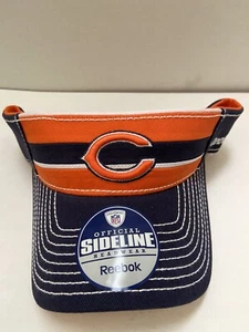 Chicago Bears NFL Herren Sideline Visor, orange, navy verstellbar  - Bild 1 von 4