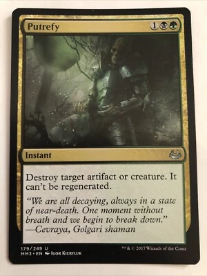 MTG Modern Masters 2017 Putrefy 179/249 LP - Image 1 of 2