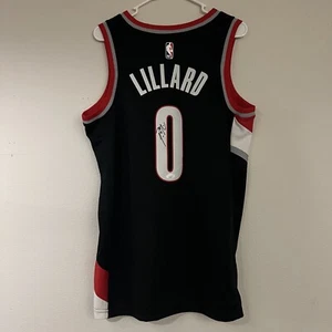 DAMIAN LILLARD SIGNED NBA JERSEY PORTLAND TRAILBLAZERS JSA COA - Picture 1 of 7