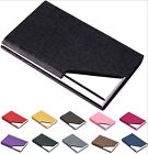 Business Name Card credit card Holder Luxury Leather &  durable Stainless
