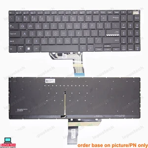 ASUS M3500 M7600 M6500 K6500 K3500 K3502 X3500 black backlit US keyboard - Picture 1 of 1