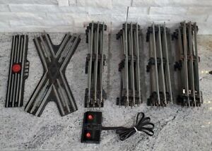 20 Pcs Lionel O Gauge Straight 3-Rail 10 in Track, 020 Crossing, Remote Track