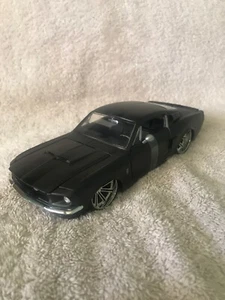 1967 Shelby GT-500 MATT GRAU MIT SCHWARZEN STREIFEN 1/24 SCALE DIECAST JADA 97672 SELTEN - Bild 1 von 7