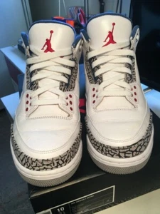 Nike Air Jordan 3 Retro True Blue (2011) taglia 10US 44EU usate perfette nre!! - Foto 1 di 2