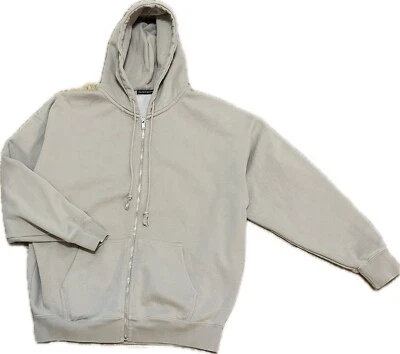 Sudadera con capucha Brandy Melville para mujer talla XL de gran tamaño cuadrada de peso pesado con cremallera Foto 1 de 4