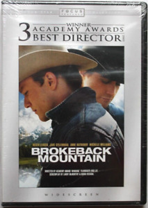 BROKEBACK MOUNTAIN [NEW DVD] HEATH LEDGER WIDESCREEN