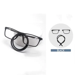 new Folding Neck Presbyopia High Clear Resin Fashion Magnet Presbyopia anti Fati - Picture 1 of 11
