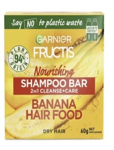 Garnier FRUCTIS | Hair Food Banana | Shampoo | 60g LASTS UP TO 2 Bottles - Picture 1 of 7