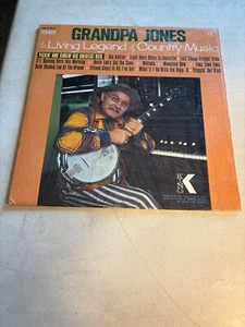 GRANDPA JONES THE LIVING LEGEND OF COUNTRY MUSIC VINYL RECORD LP KING KSD-1042 - Picture 1 of 4