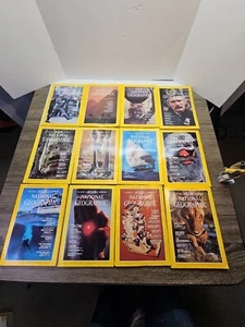 Vintage 1982 National Geographic Magazine Lot Of 12 "With Maps" - Bild 1 von 14