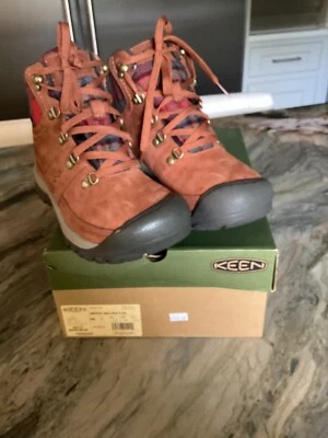 Keen 1026718 Kacilll Invierno Medio WP Caparazón de Tortuga/Bota a Cuadros Roja RTL $145 Foto 1 de 4