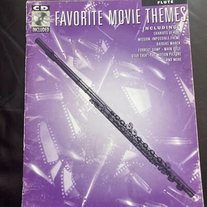 Hal Leonard Play-Along Favorite Movie Themes Book-Flute. No CD! - Picture 1 of 5