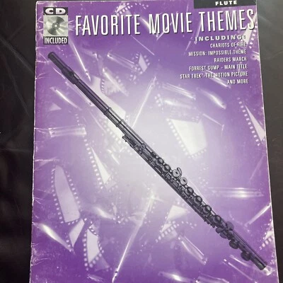 Hal Leonard Play-Along Favorite Movie Themes Book-Flute. No CD! - Image 1 of 4