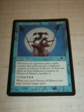 Magic the Gathering MTG Scourge DECREE OF SILENCE Single Card NM
