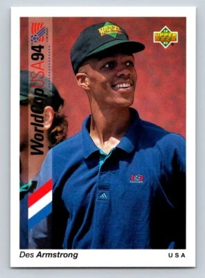 Copa Mundial Upper Deck 1993 #15 Desmond Armstrong Foto 1 de 2