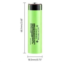 Batteria Panasonic ricaricabile NCR1865OB 3.7V Li-ion 1 pezzo - Foto 1 di 1