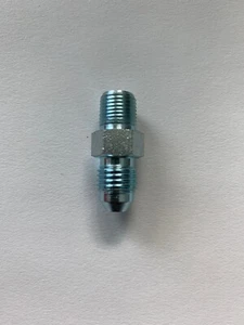 2404-04-02 Hydraulic Adapter Fitting 1/4" MALE JIC x 1/8" MALE NPT USA - Picture 1 of 4